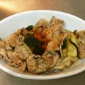 きょうふのみそしる's cooksnap of when they made ズッキーニと豚肉のぽん酢炒め地中海風！？.