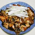 料理好き独身男子's cooksnap of when they made 鶏むね肉でねぎたっぷり油淋鶏ユーリンチー.