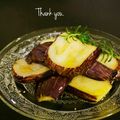 megmicky's cooksnap of when they made ゼブラなすのとろけるような♪カルパッチョ.
