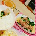 ♪さぉり♪'s cooksnap of when they made レンチンで簡単★豆苗の豚バラまき★.