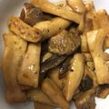 93HINA's cooksnap of when they made エリンギのガーリックバター醤油炒め.