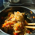 akagawa's cooksnap of when they made もやしとにんじんの玉子炒め.