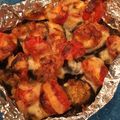 すももの枝's cooksnap of when they made 豚ヒレ肉♡トマト茄子のやわらかチーズ焼き.