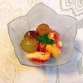 yesmama's cooksnap of when they made おもてなし＊秋＊いちじくと葡萄のマリネ.