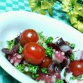 キョク's cooksnap of when they made タコとプチトマトのオイル付け.