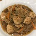 ｘｘｘ優's cooksnap of when they made 鶏肉団子ともやしの中華風あんかけ.
