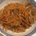 花花里's cooksnap of when they made 蒟蒻入りきんぴらごぼう.