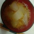 ☆ゆなふみ☆'s cooksnap of when they made 冬瓜の味噌汁.