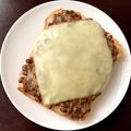 ♡кауо♡'s cooksnap of when they made THE♡シンプル納豆チーズトースト♡.