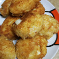 みつき0218's cooksnap of when they made 鶏胸肉のほうれん草とチーズのはさみ揚げ.