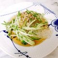 ナピト's cooksnap of when they made 本格中華☆涼拌拉皮☆葛切りと胡瓜の和え物.
