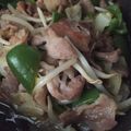 airflip_6's cooksnap of when they made 豚肉とキャベツとピーマンの梅肉ソース炒め.