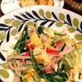 ayaka☆mu's cooksnap of when they made ダイエットに◎水菜とカニ玉の和風ナムル.