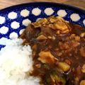 まめちゃん710's cooksnap of when they made オクラと厚揚げの和風だしカレー。.