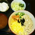 あきろっち's cooksnap of when they made ヘルシー丼☆卵そぼろ＆豆腐入り鶏そぼろ丼.