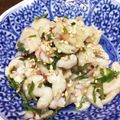 卵せんべい's cooksnap of when they made 大葉香る♩さっぱり☆鶏皮の梅肉和え.