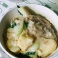 たった。's cooksnap of when they made チンゲン菜とじゃが芋と豚肉のクリーム煮☆.