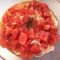 S＊mama♡'s cooksnap of when they made トマトの和風冷製カッペリーニ風そうめん.