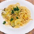 petit_marron's cooksnap of when they made ズッキーニとオイルサーディンのパスタ.