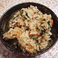 ぽちにゃーん's cooksnap of when they made 大根菜たっぷり☆　中華風　炊き込みご飯.