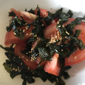 Yokchina's cooksnap of when they made トマトとワカメの酢の物.