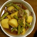 減塩パパ's cooksnap of when they made 余り物☆牛肉とじゃがいもとインゲンの煮物.