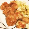 スミレの花の砂糖漬け's cooksnap of when they made ゴマたっぷり♪鶏胸肉の甘辛炒め.