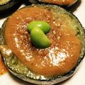 ビードロ絵日記's cooksnap of when they made ヘルシー♪レンジで茄子田楽.