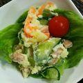 M130018's cooksnap of when they made きゅうりと魚肉ソーセージのポテトサラダ☆.