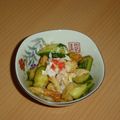 もんしゅしゅ's cooksnap of when they made きゅうり＆ちくわ　切ってかけるだけ～！.