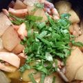caribbeai's cooksnap of when they made イカゲソの肝アヒージョ.