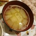 eiyoushi's cooksnap of when they made エコ？？お味噌汁♪冬瓜のワタ♪.