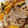 kimimaruo's cooksnap of when they made さつま芋と蓮根と豚肉の味噌マヨ炒め✿.