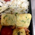 papikon15's cooksnap of when they made つるむらさき(つるみどり)入り卵焼き.
