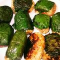 にーもと's cooksnap of when they made 簡単おかず：鶏つくねの大葉巻き.
