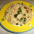 かたのさくら's cooksnap of when they made いつでも簡単♪大葉のペペロンチーノ♪.