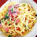 嘉音（かのん）'s cooksnap of when they made 余った生クリームで一人分簡単パスタランチ.