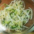 たぼーん's cooksnap of when they made 油っぽくない！もやしときゅうりのナムル.