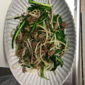 まゆまルイ's cooksnap of when they made もやしとニラのひき肉炒め.