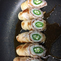 ぼぼ～ちゃん's cooksnap of when they made オクラ・いんげんちくわの豚肉巻き.