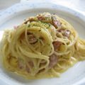 ありんぴー☆'s cooksnap of when they made ◆めっちゃ簡単☆本格的？☆カルボナーラ◆.