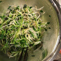 keiko！'s cooksnap of when they made 激安！シャキ旨！もやしと豆苗のナムル.