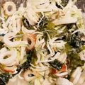 chefくま's cooksnap of when they made 簡単シャキシャキ★ちくわワカメ大根サラダ.