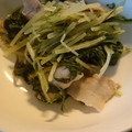 bonちゃんの嫁's cooksnap of when they made 超絶かんたん!豚肉と水菜の重ね蒸し焼き.