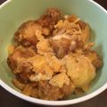 鈴(リン)'s cooksnap of when they made 残り物リメイク！☆からあげとじ丼☆.