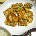 らーーぶ's cooksnap of when they made ちぢみほうれん草とお餅のチヂミ.