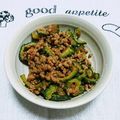 3140mi's cooksnap of when they made 簡単！ゴーヤと挽肉の甘辛味噌.