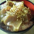 maruru-nn's cooksnap of when they made かつおのたたき刺身丼.