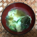 働く女子の台所's cooksnap of when they made 簡単＊ねぎと卵の味噌汁＊.