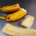 choco831's cooksnap of when they made バナナをすぱっと半分こ!!.